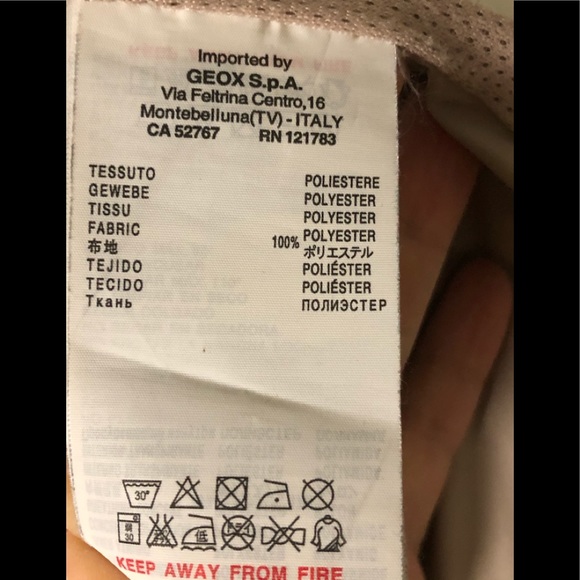 GEOX RESPIRA Jacket size 4 🦋WINDBREAKER Made in ITALY Women’s classic - Picture 10 of 15